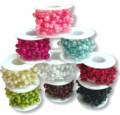 ALAMBRE CON PERLAS 
