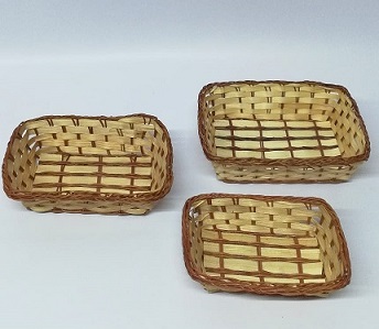 JUEGO X 3 BASES RECTANGULARES