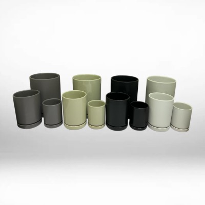 SET MACETA REDONDA x3