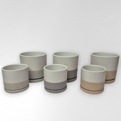 SET MACETA BITONO x2