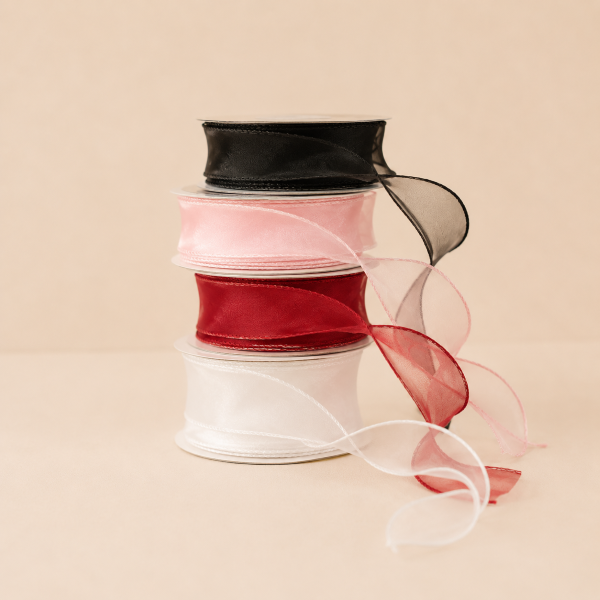 CINTA DE ORGANZA ONDULADA