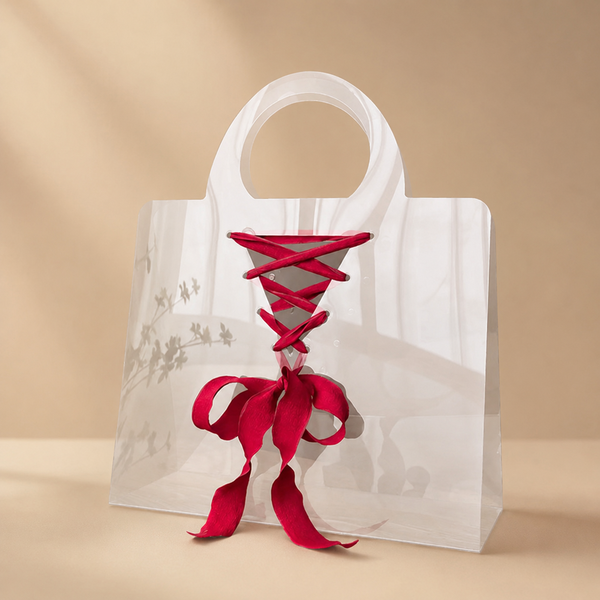 FLOWER BAG TRANSPARENTE