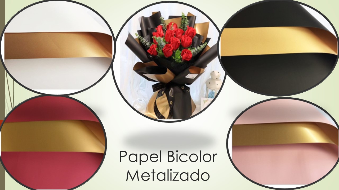PAPEL BICOLOR METALIZADO