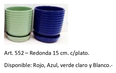 MACETA REDONDA