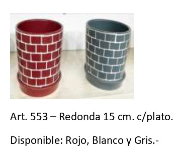MACETA REDONDA