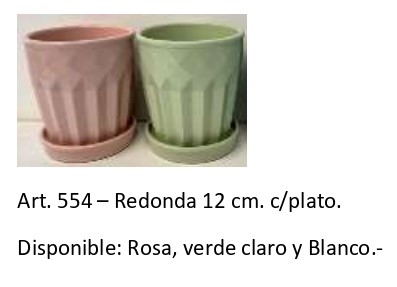 MACETA REDONDA